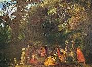 Adam  Elsheimer, Predigt Johannes des Taufers